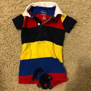 Chaps Newborn Onesie